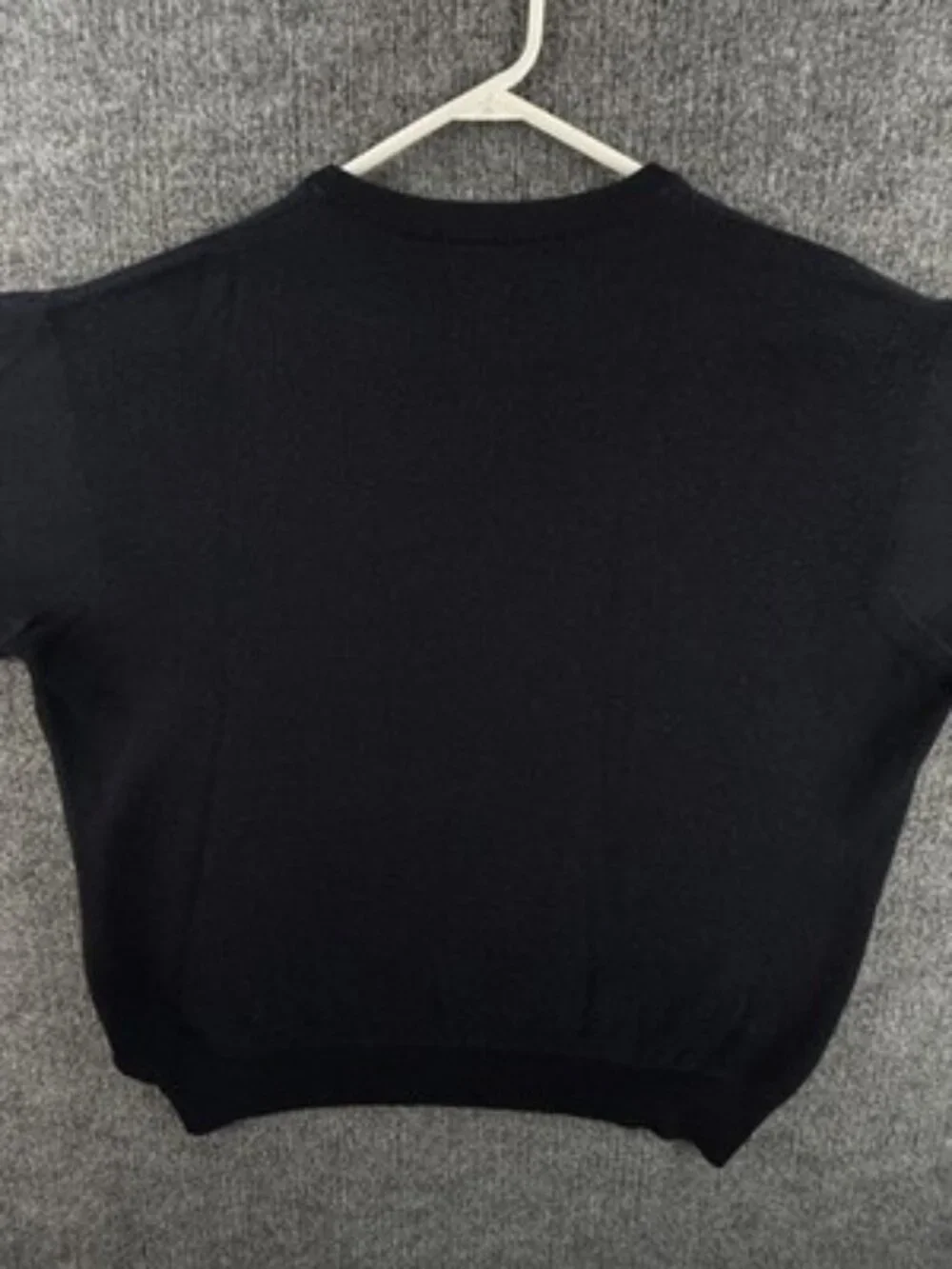 Burberry London Long Sleeve Mens Crew Neck 7 Navy Blue Sweater Pullover Logo